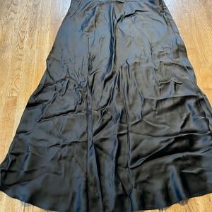 Wilfred silky midi skirt